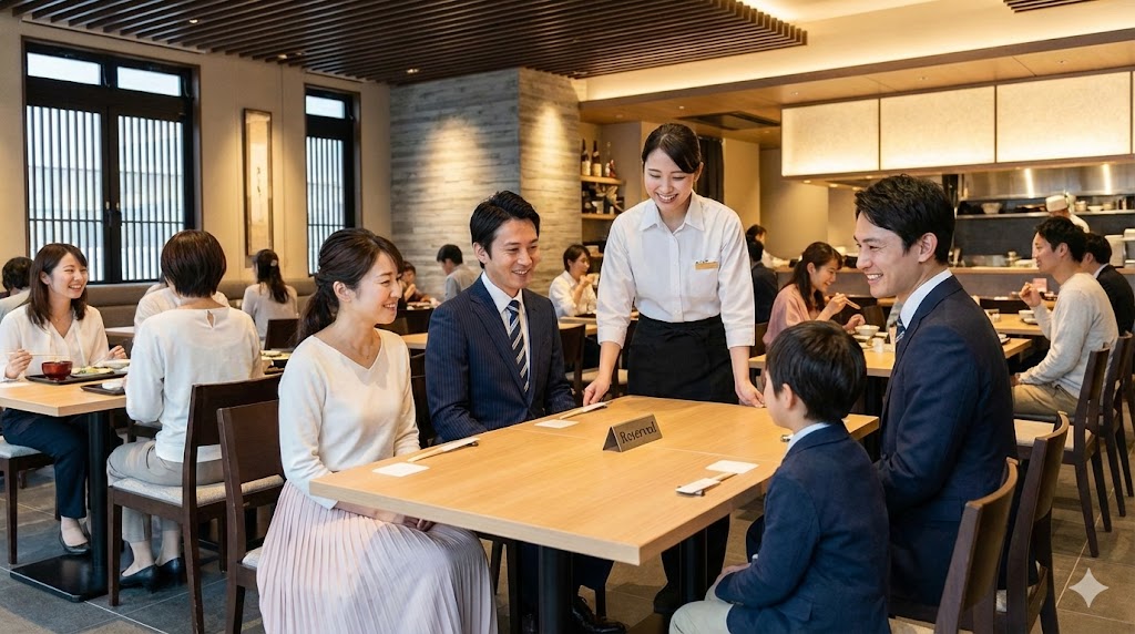 予約ができる利便性の高い人気のレストラン