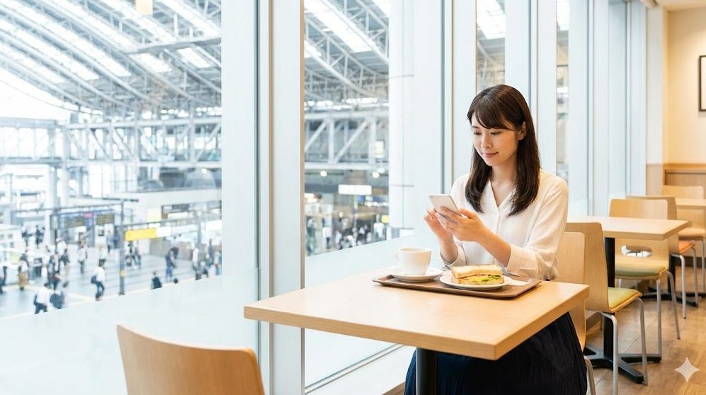 待ち合わせに最適な駅チカのフレッズカフェ