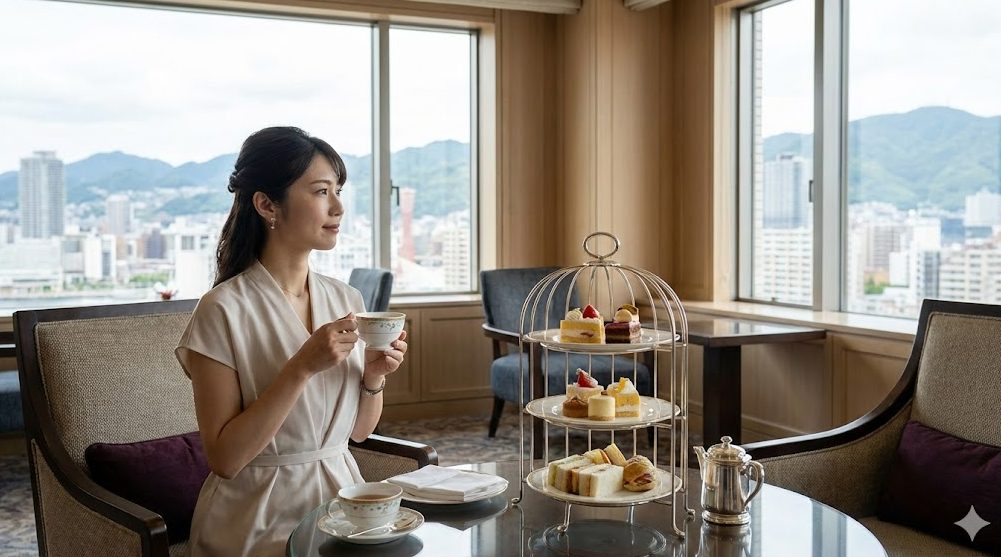 ANAクラウンプラザホテル神戸のティータイム