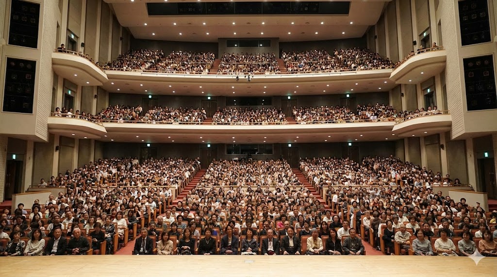 1階席から3階席まで全2,112席のキャパと特徴