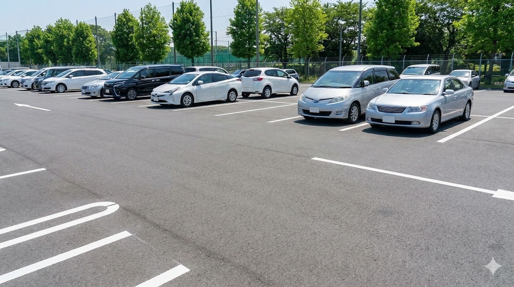 宝塚大劇場の西駐車場を徹底解剖