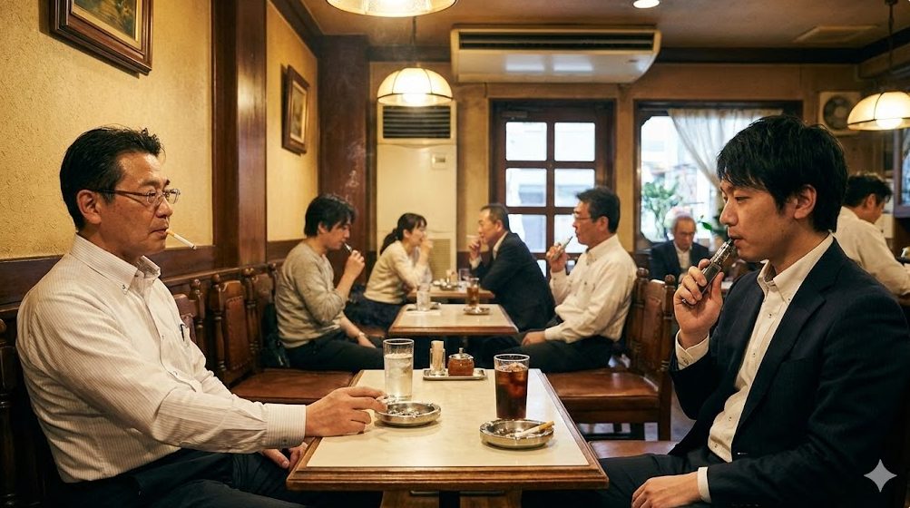 紙巻きや電子タバコも楽しめるカフェマザーグースの魅力