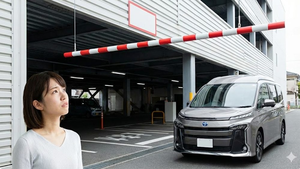 公式駐車場の高さ制限とハイルーフ車の注意点