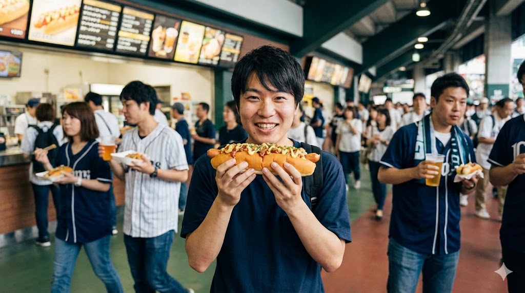 いてまえドッグのスタジアム内グルメ