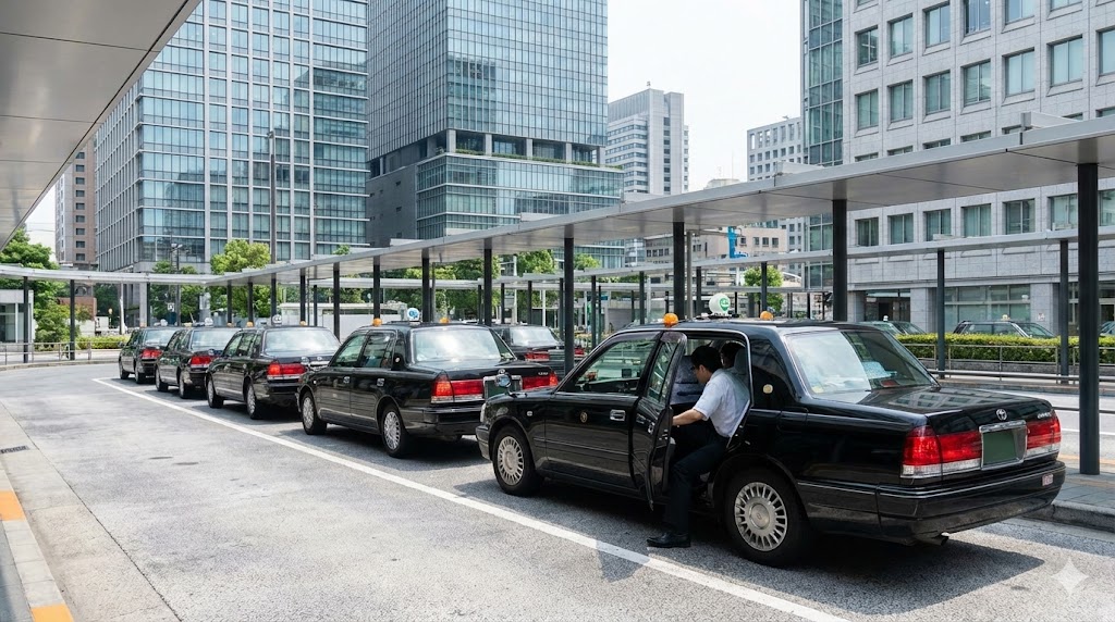 バス・タクシー・徒歩の所要時間比較
