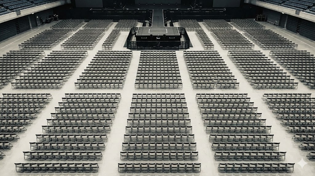 大阪城ホールのアリーナ座席とステージ構成の基本