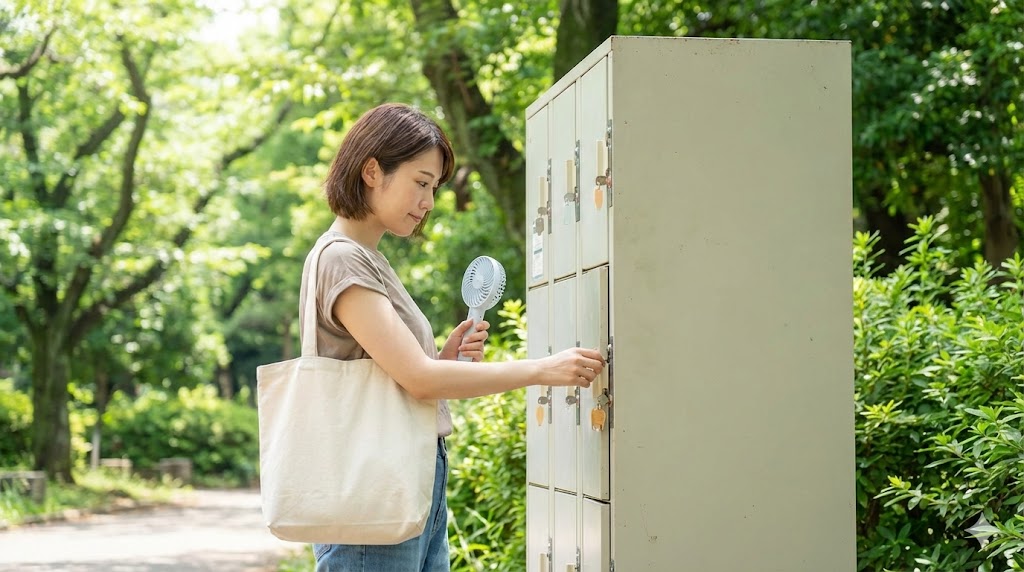 森ノ宮エリアの格安コインロッカーは公園内が狙い目