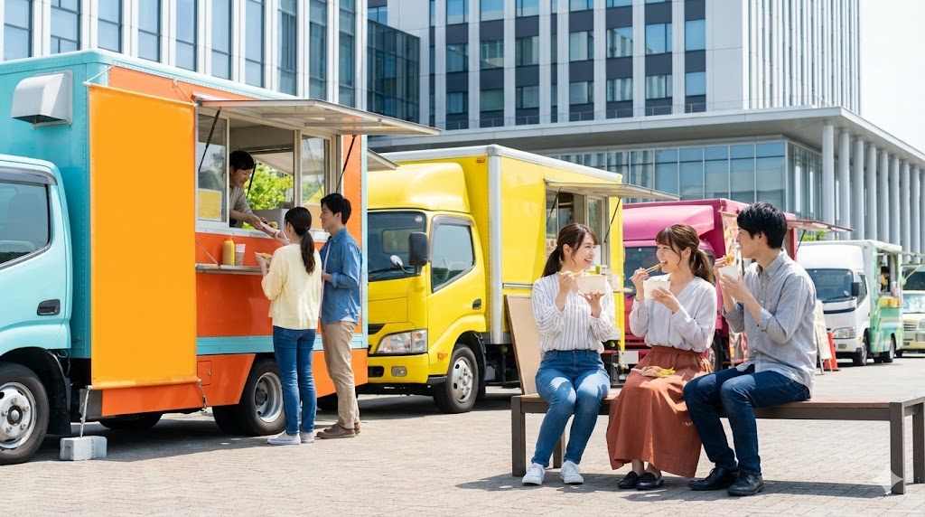 手軽に楽しめるキッチンカー