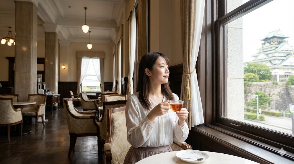 ミライザ大阪城で歴史を感じる贅沢な待機時間