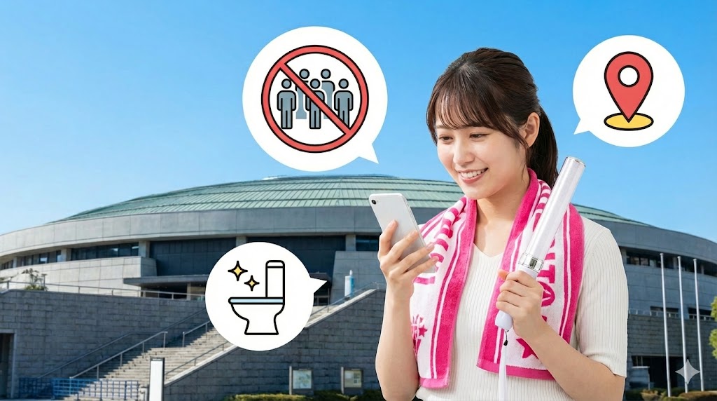 大阪城ホールのトイレ完全ガイド！混雑回避のコツと周辺の穴場を徹底解説