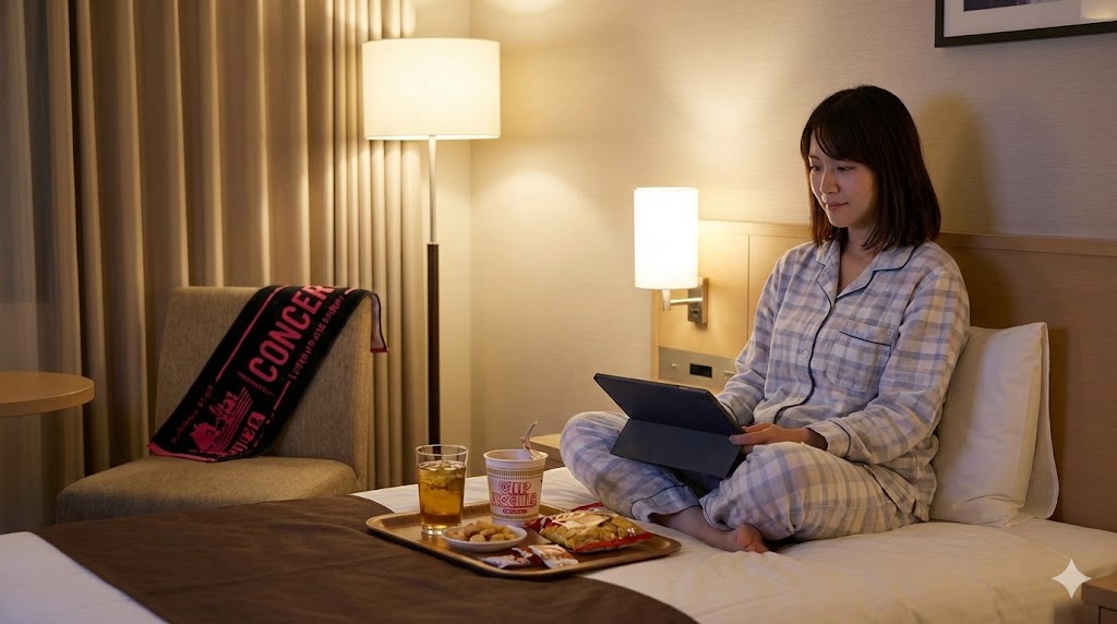 ホテルで楽しむ贅沢な夜食プラン