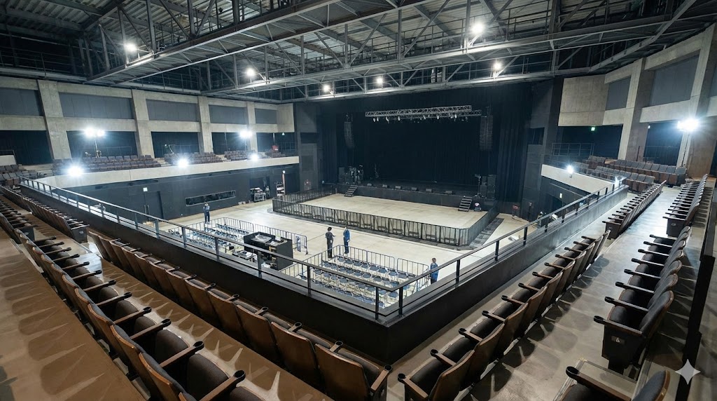 Zepp Osaka Baysideのキャパと基本座席表
