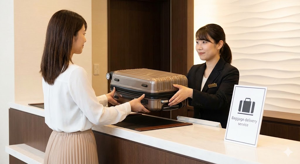 遠征組に嬉しい手荷物配送サービス