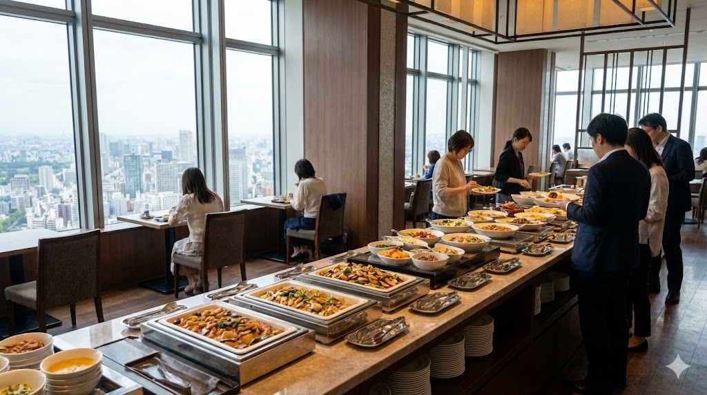 スカイビュッフェ51の特別なランチ