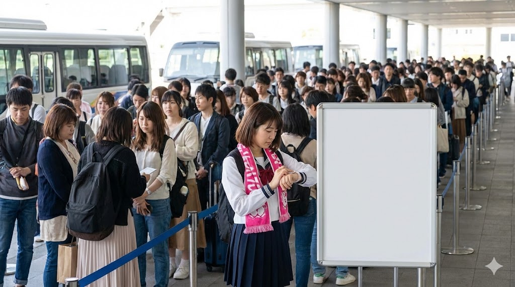 おおきにアリーナ舞洲のシャトルバス混雑対策