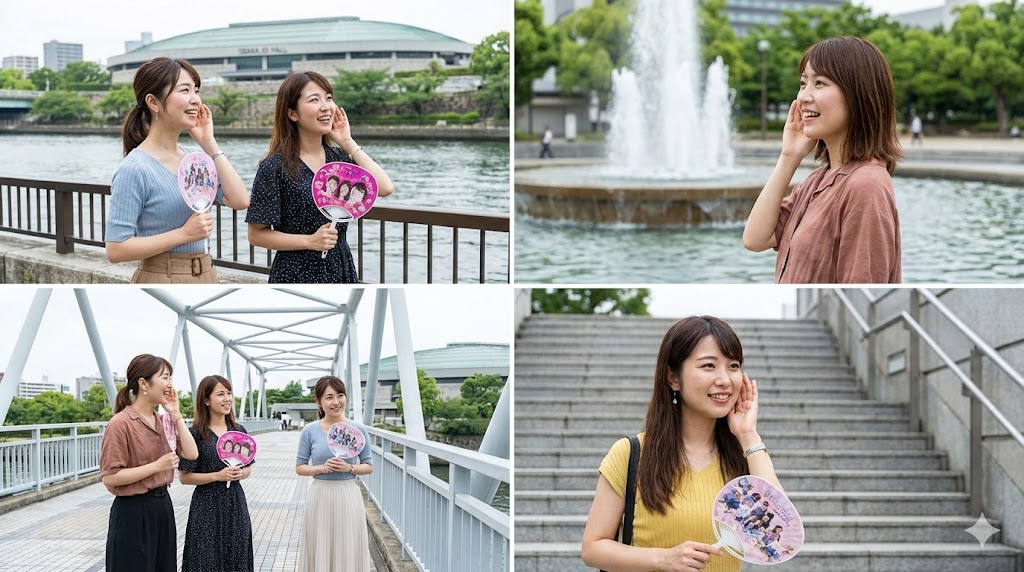 大阪城ホールの音漏れがよく聞こえるおすすめの場所