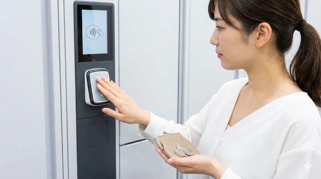 キャッシュレス対応のコインロッカーと小銭の必要性
