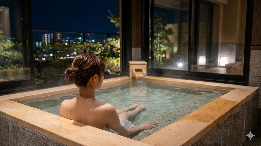 天然温泉スパが自慢のホテルモントレラスール大阪