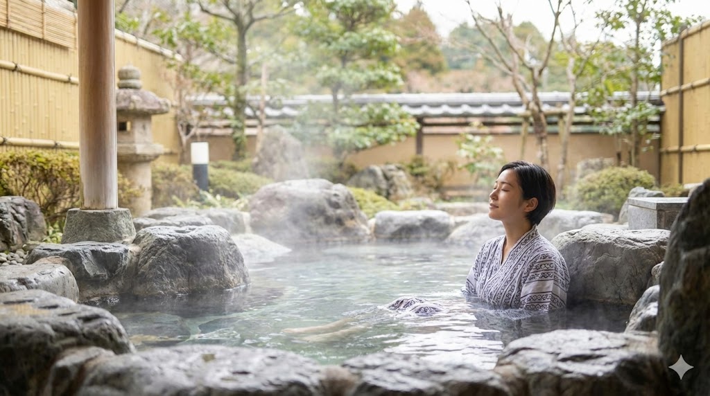 御宿 野乃奈良の天然温泉でライブの疲れを解消