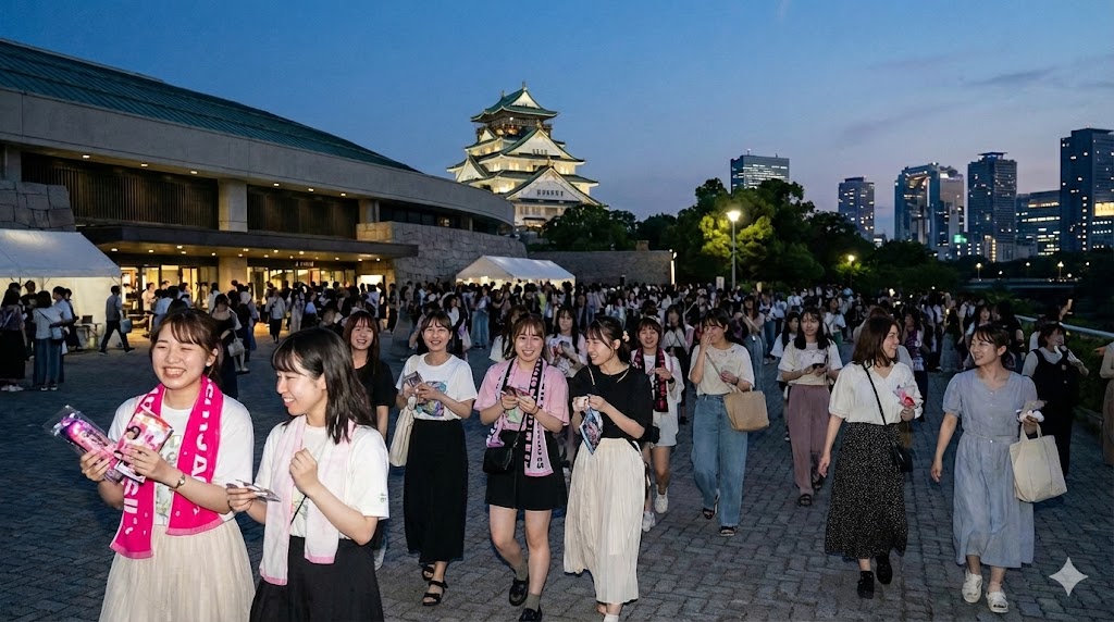 大阪城ホールから梅田への帰り方！ライブ後の混雑回避ルート完全ガイド