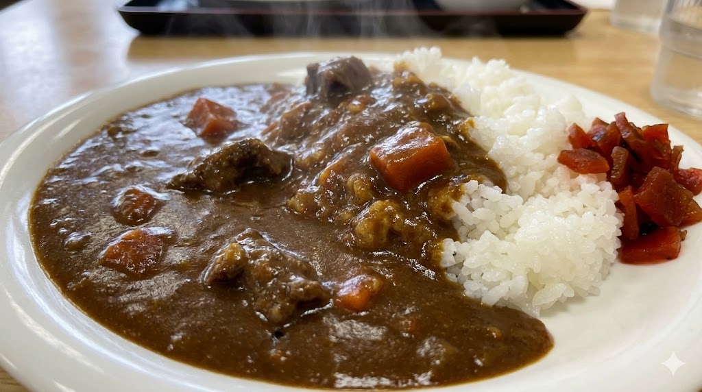 カレーライスの得正で味わう大阪の旨辛カレー