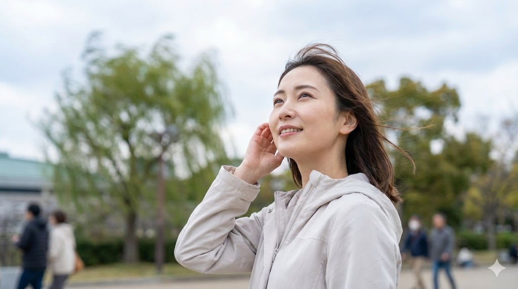風向きや気温が屋外への音の伝わり方に与える影響