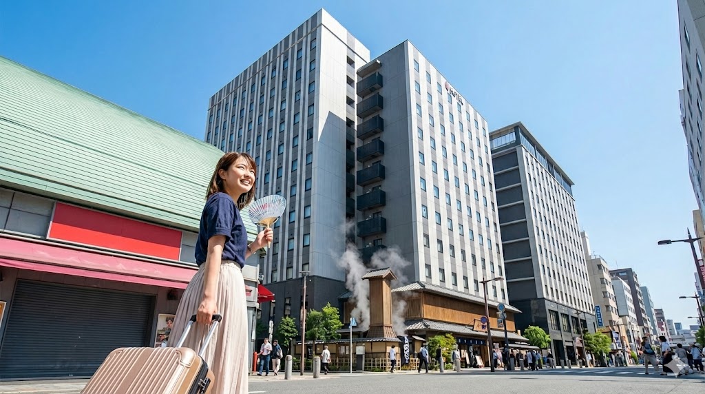 なんばHatch近くのホテル7選！推し活遠征にぴったりの格安・温泉宿を徹底比較