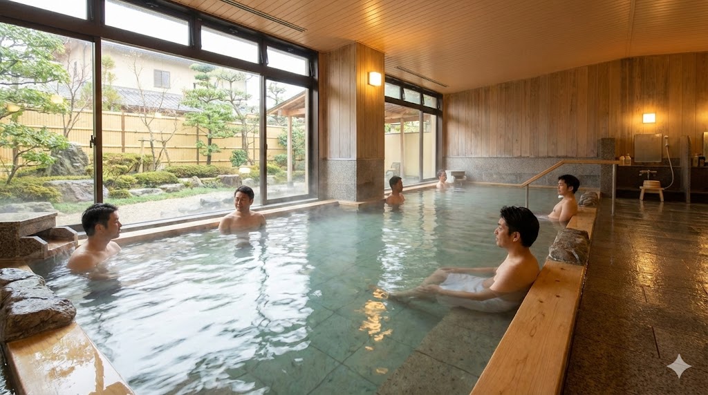 ライブ後の疲れを癒やす温泉付きホテル