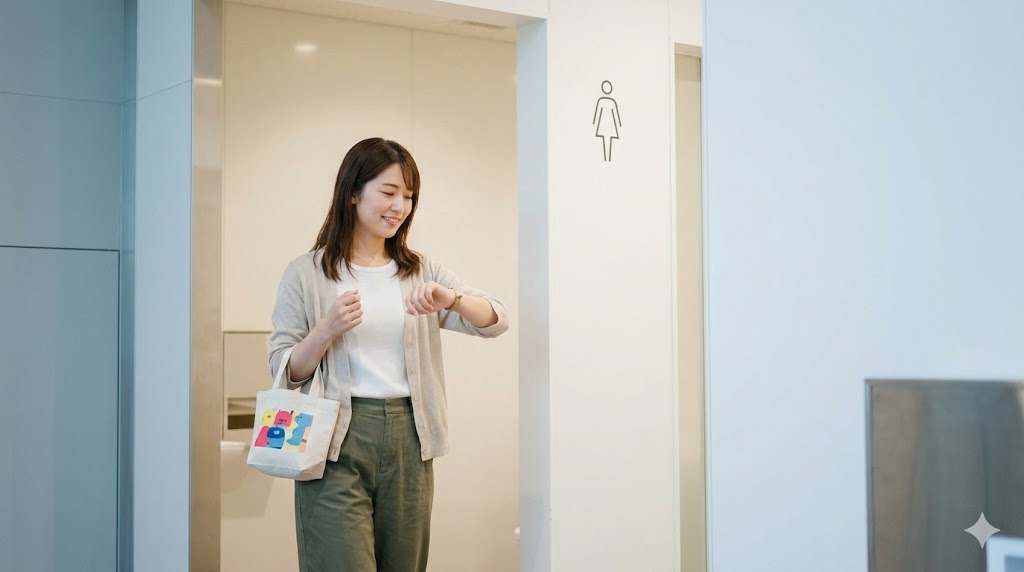 混雑を避けるトイレ利用のタイミング