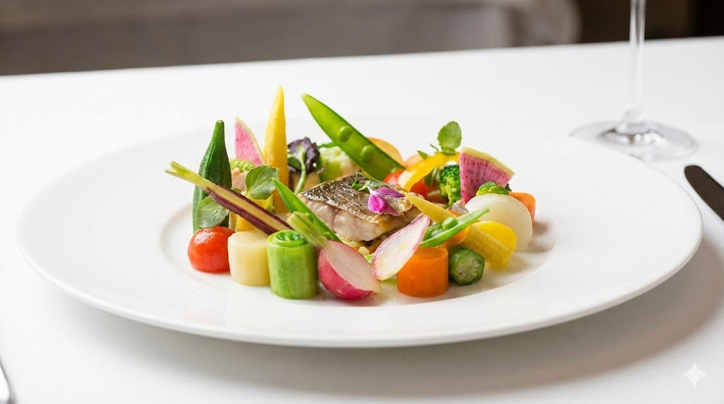 ベラポルトの自社農園野菜たっぷりフレンチ