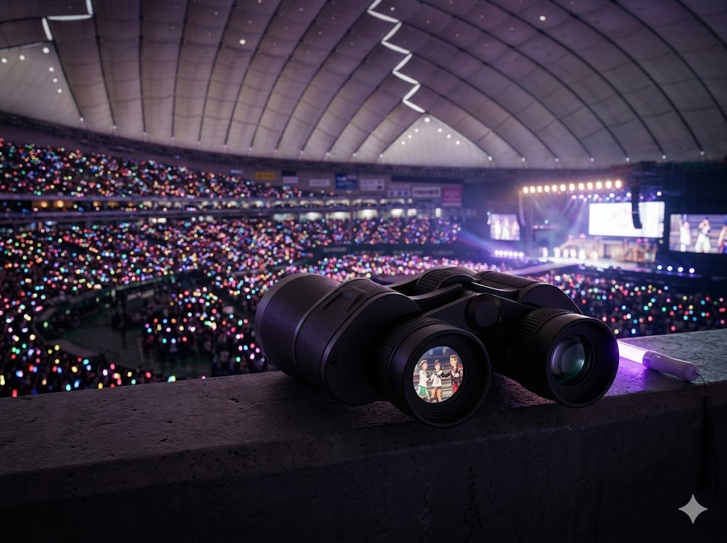 東京ドームのライブに双眼鏡は本当に必要？【結論：必須です】