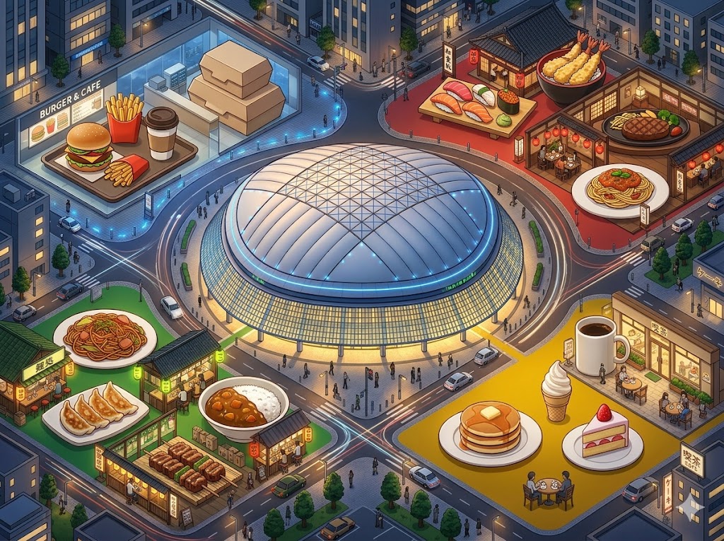 東京ドーム周辺のご飯は「目的別」にエリアを選ぶのが正解！